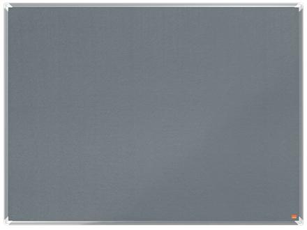 NOBO Premium Plus Grey Felt Noticeboard Aluminium Frame 1200x900mm 1915196 DD (1915196)