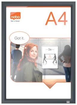 NOBO Plakatramme NOBO ImpressionPro A4 sort (1915579)