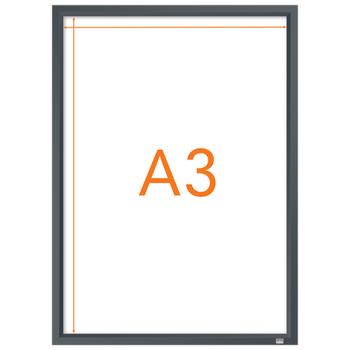 NOBO Plakatramme NOBO ImpressionPro A3 sort (1915581)