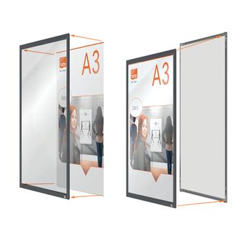 NOBO Plakatramme NOBO ImpressionPro A3 sort (1915581)