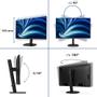 PHILIPS 27inch 2560x1440 120Hz IPS Flat H/A 150 MM TUV EyeSafe certified USB HUB SPEAKERS DPx1 HDMIx2 350cd/m2 TCO 10 (27B2N3500J/00)
