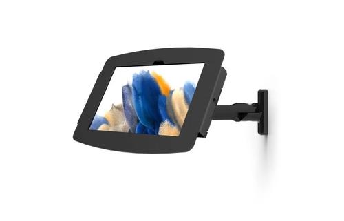 COMPULOCKS Galaxy Tab A8 10.5" Space Enclosure Swing Wall Mount Plus Hub - Monteringssats (hölje) - för surfplatta - låsbar - svart - skärmstorlek: 10.5" - väggmonterbar - för Samsung Galaxy Tab A8 (827B105GA8SBH01)