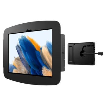 COMPULOCKS Galaxy Tab A8 10.5" Space Enclosure Wall Mount Plus Hub - Hölje - för surfplatta - plus hub - svart - väggmonterbar - för Samsung Galaxy Tab A8 (201M105GA8SBH01)