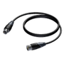 PROCAB Procab CLD955 DMX-AES 110Ohm 5 pin  0,5m HQ, XLR 5 pin han/hun AES digital kabel