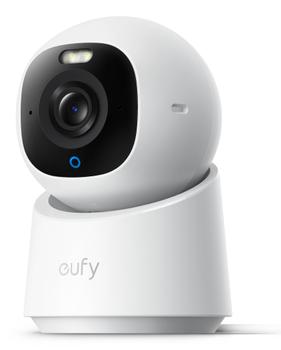 EUFY eufyCam E30 innendørs overvåkningskamera 4K, 360° visning, farge nattsyn, AI-deteksjon (T8417321)