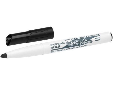 BIC Whiteboardpenn BIC Velleda 1741 rundsort (9581711*12)
