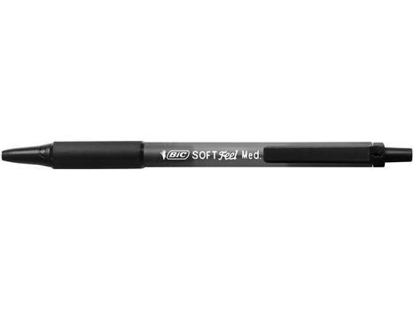BIC Kulpenna BIC Soft Feel Clic svart (837397*12)