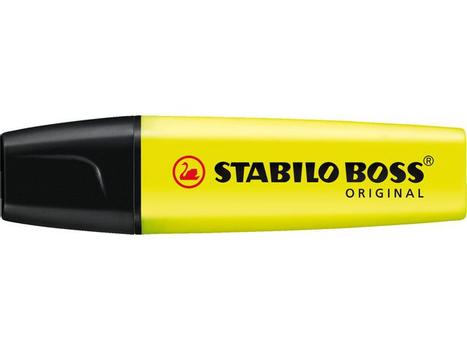 STABILO Tekstmarker STABILO Boss gul (70/24*10)