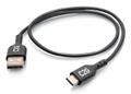 C2G G 1.5ft USB C to USB A Adapter Cable - USB 2.0 - 480Mbps - M/M - USB cable - 24 pin USB-C (M) to USB (M) - USB 2.0 - 50 cm - black (C2G28884)