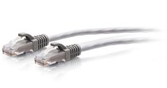 C2G 20ft (6.1m) Cat6a Snagless Unshielded (UTP) Slim Ethernet Network Patch Cable - Gray - Patch-Kabel - RJ-45 (M) zu RJ-45 (M) - 6.1 m - 4.8 mm - UTP - CAT 6a - geformt, ohne Haken - Grau
