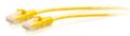 C2G 5ft (1.5m) Cat6a Snagless Unshielded (UTP) Slim Ethernet Network Patch Cable - Yellow - Patch-Kabel - RJ-45 (M) zu RJ-45 (M) - 1.5 m - 4.8 mm - UTP - CAT 6a - geformt, ohne Haken - Gelb