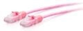 C2G 5ft (1.5m) Cat6a Snagless Unshielded (UTP) Slim Ethernet Network Patch Cable - Pink - Patch-Kabel - RJ-45 (M) zu RJ-45 (M) - 1.5 m - 4.8 mm - UTP - CAT 6a - geformt, ohne Haken - pink