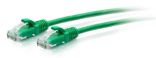 C2G 1FT/0.3M CAT6A SLIM PATCH 28AWG GREEN (C2G30153)