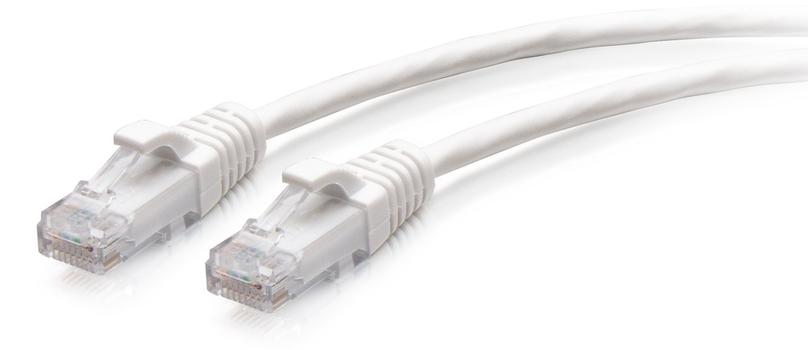 C2G 1FT/0.3M CAT6A SLIM PATCH 28AWG WHITE (C2G30181)