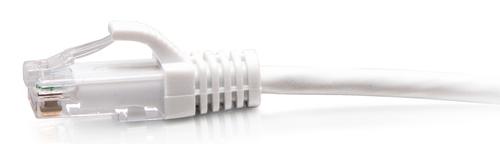 C2G 3ft (0.9m) Cat6a Snagless Unshielded (UTP) Slim Ethernet Network Patch Cable - White - Patch-Kabel - RJ-45 (M) zu RJ-45 (M) - 90 cm - 4.8 mm - UTP - CAT 6a - geformt, ohne Haken - weiß (C2G30182)