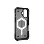 UAG Pathfinder Clear med MagSafe för iPhone 16 - Ash (114466113131)