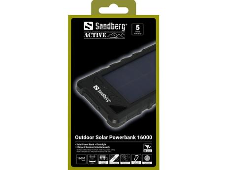 Sandberg Active Outdoor Solar Powerbank 16000 (420-35)