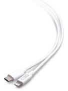 C2G G 10ft (3m) USB-C Male to Lightning Male Sync and Charging Cable - White - Lightning cable - 24 pin USB-C male to Lightning male - 3.05 m - white - USB Power Delivery (20W), up to 480 Mbps