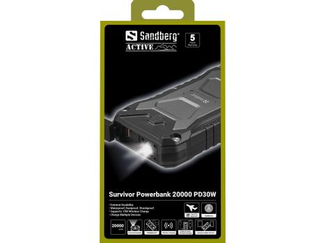 SANDBERG Survivor Powerbank 20000 PD30W (420-92)
