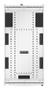 APC NetShelter SX Server Rack Gen 2 48U 2258H x 600W x 1200D mm w/ Sides White (AR3307W2)