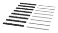APC Straight Connector x8 Black