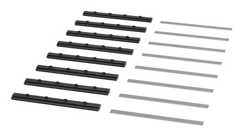 APC Straight Connector x8 Black (NSAC2608)