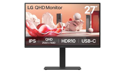 LG 27BA75QB-B.AEU 27inch IPS QHD 16:9 100Hz 350cd/m2 5ms HDMI DP USB-C 2x5W Speakers Headphone out KVM Ethernet Auto Pivot (27BA75QB-B.AEU)
