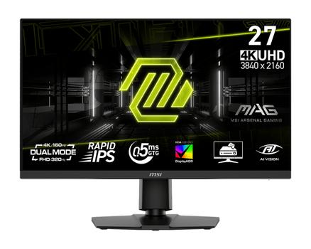 MSI 27" 4K gamingskärm 272URDF E16 3840x2160 IPS, 160hz, 0.5ms, 10m:1, HDR400, HDMI/ DP/ USB (MAG 272URDF E16)