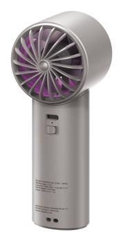 VERBATIM Cool’n’Go IceTouch Handheld Fan Grey/Purp >20K RPM (32342)