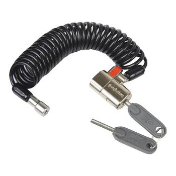 HAVIS ENS, THIS TETHER HAS BEEN CUSTOM-MADE FOR TAILWIND. IT ANCHORS TO THE TAILWIND STAND AND LOCKS INTO THE PAYMENT TERMINAL_S KENSINGTON SLOT, OFFERING SECURITY AND FLEXIBILITY (KEN00148)