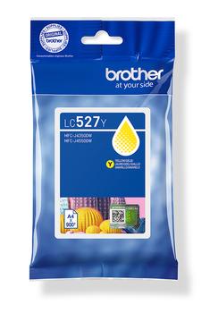 BROTHER LC527Y Yellow standard ink cartridge,  yield up to 900 pages (LC527Y)