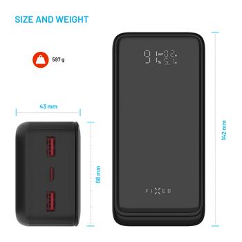 FIXED Zen2 30 Plus USB-C PD 65W Power Bank 30.000mAh (FIXZEN2-30P-BK)