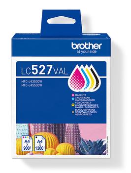 BROTHER LC527VAL Value pack CMYK, up to 1 x 1 300 + 3 x 900 pages (LC527VAL)