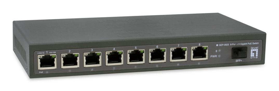 LEVELONE Network Switch Unmanaged 2.5G  (GEP-0925)
