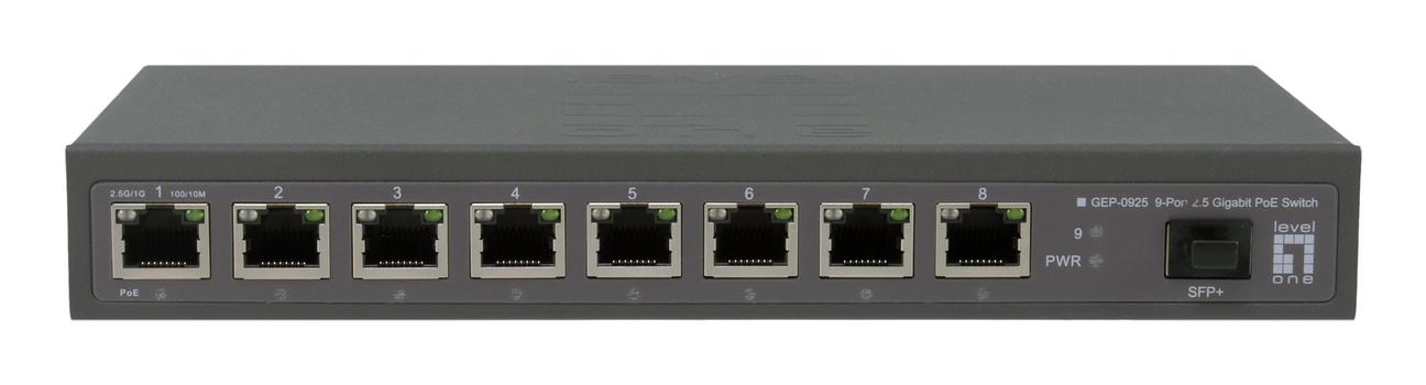 LEVELONE Network Switch Unmanaged 2.5G  (GEP-0925)
