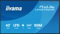 IIYAMA 43" 3840x2160, UHD IPS panel, 