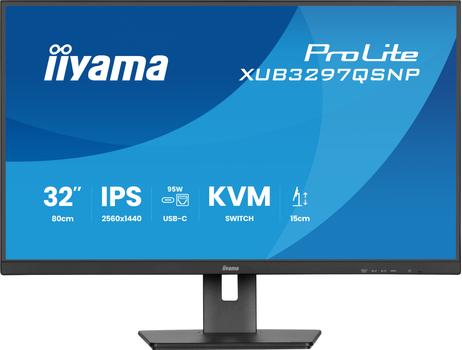 IIYAMA 32" QHD BusinessUSB-C 95W PD  (XUB3297QSNP-B1)