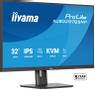 IIYAMA a ProLite XUB3297QSNP-B1 - LED monitor - 32" (31.5" viewable) - 2560 x 1440 QHD @ 100 Hz - IPS - 350 cd/m² - 1000:1 - 1 ms - HDMI, DisplayPort, USB-C - speakers - black, matte