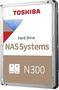 TOSHIBA N300 NAS - Hard drive - 4 TB - internal - 3.5" - SATA 6Gb/s - 7200 rpm - buffer: 512 MB