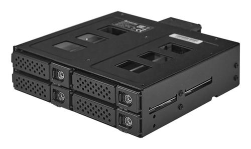 CHIEFTEC SATA Backplane 1x 5.25" bay for 4x 2.5" HDD, Hot swap, Metal (CBP-425)