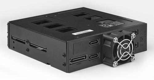 CHIEFTEC SATA Backplane 1x 5.25" bay for 4x 2.5" HDD, Hot swap, Metal (CBP-425)