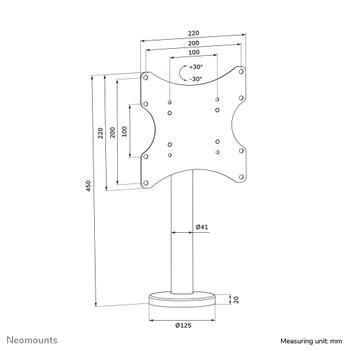 NEOMOUNTS TV Desk Mount (grommet) (DS42-430BL12)
