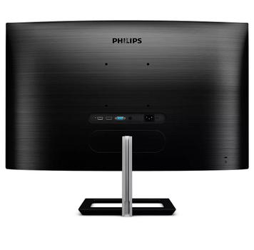 PHILIPS E-line 325E1C - LED monitor - curved - 32" (31.5" viewable) - 2560 x 1440 QHD @ 75 Hz - VA - 250 cd/m² - 3000:1 - 4 ms - HDMI, VGA, DisplayPort - textured black (325E1C/00)