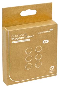 LEGAMASTER Magnet LEGAMASTER ekstra sterk krom (6) (7-181700)