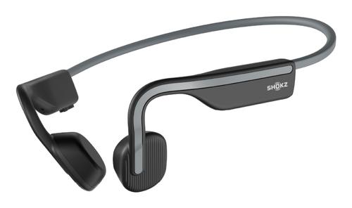Shokz OpenMove Trådlösa Hörlurar, On-Ear (grå) PremiumPitch 2.0+, 6 timmars batteritid,  IP55, Snabbladdning,  Open-Ear Design (S661GY)