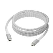 DBRAMANTE1928 Re-charge - BRD Cable - USB-C to USB-C, White (2.5m)