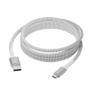 DBRAMANTE1928 Re-charge - BRD Cable - USB-A to USB-C, White (2.5m)