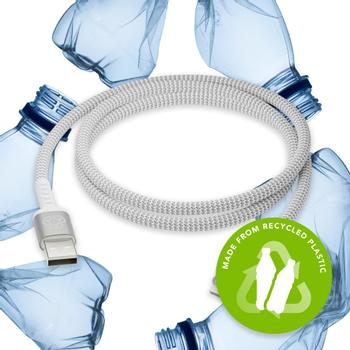 DBRAMANTE1928 Re-charge - BRD Cable - USB-A to Lightning,  White (1.2m) (CB12ALGR7115)