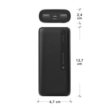 DBRAMANTE1928 Re-charge - Power Bank - 20K - Black (CP20ACBL7110)