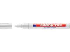 EDDING 750 Paint Marker Bullet Tip 2-4mm Line White (Pack 10) - 4-750049